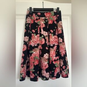 Floral Midi Skirt